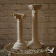 ست دو عددی شمعدان طرح ستون یونانی قدیمی وینتیج