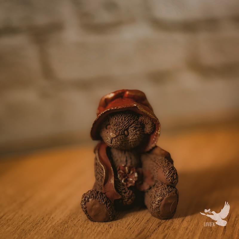 مجسمه دکوری خرس قهوه ای🧸