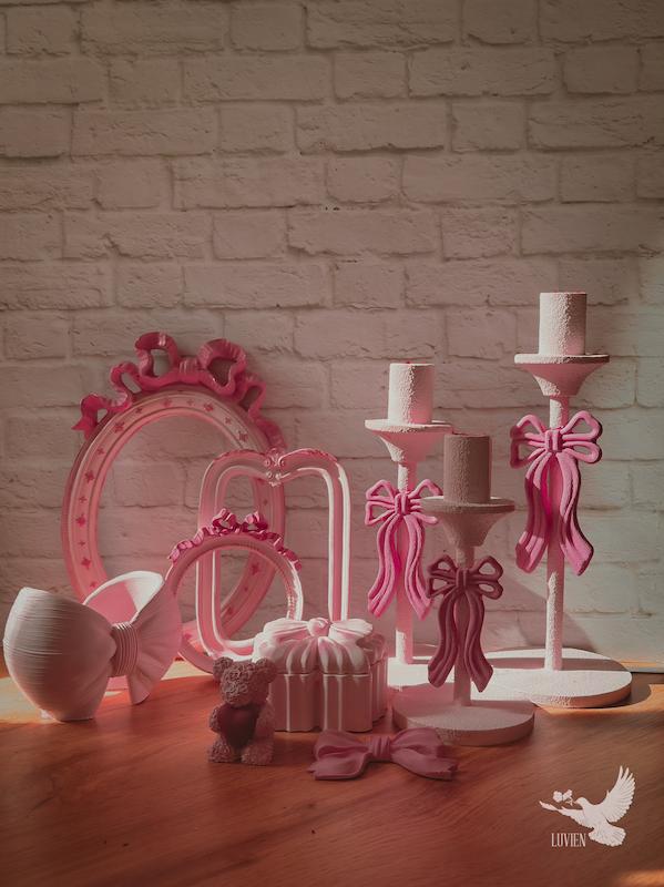 پک کامل پاپیونی صورتی