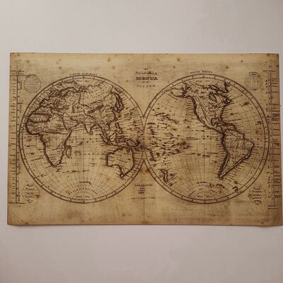 نقشه‌ی وینتیج دنیا از سال ۱۸۳۹