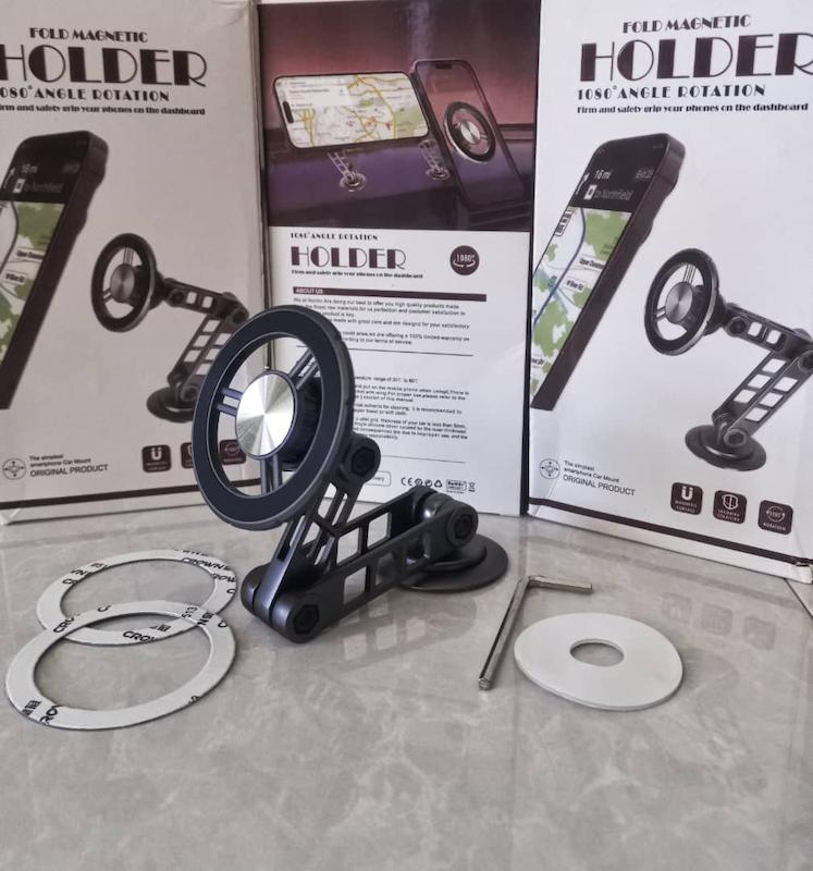 هولدر مغناطیسی خودرو مدل Fold Magnetic با چرخش 1080 درجه