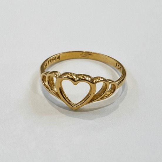 انگشتر مینیمال طرح قلب کد ۴۹۹