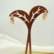 گوشواره حلقه ای تراش کد 1871