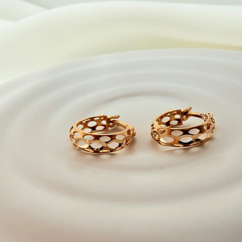 گوشواره حلقه ای تراش کد 1871