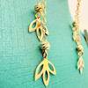 گوشواره آویز برگ کد 4331