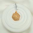 پلاک تراش دو رنگ شش ضلعی (Hexagon) کد 4106