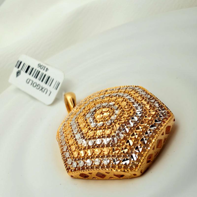 پلاک تراش دو رنگ شش ضلعی (Hexagon) کد 4106