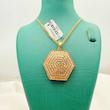 پلاک تراش دو رنگ شش ضلعی (Hexagon) کد 4106
