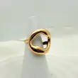 انگشتر دایره آینه ای کد 3235