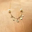 گردنبند مروارید و ستاره کد 1506