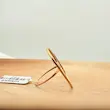 انگشتر مینیمال جئومتریک (Geometric) کد 1493