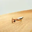 انگشتر مینیمال ستاره ی دنباله دار کد 610