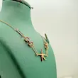 گردنبند ستاره دریایی کد 1334