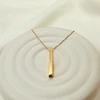 گردنبند گلد بار نقش گل کد355