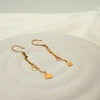 گوشواره آویز قلبی کد 1355