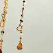 گوشواره آویز قلبی کد 1355