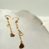 گوشواره آویز قلبی کد 1355