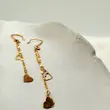 گوشواره آویز قلبی کد 1355