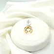 انگشتر مینیمال دو نشان کد 613