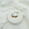 پلاک سنگ هاولیت سفید (Howlite) کد 5239