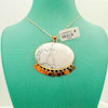 پلاک سنگ هاولیت سفید (Howlite) کد 5239