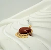 پلاک سنگ عقیق قرمز کد 5240