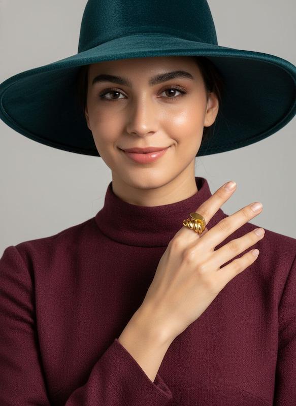 انگشتر مینیمال کد 1944