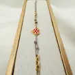 دستبند لخت قلب قرمز کد 6