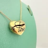 گردنبند قلب Love کد 548