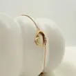 دستبند لخت مینیمال قلب کد 10