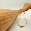 گوشواره حلقه ای قلب کد 1122