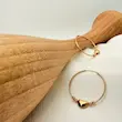 گوشواره حلقه ای قلب کد 1122