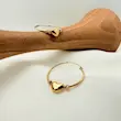 گوشواره حلقه ای قلب کد 1123