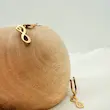 گوشواره مینیمال بی نهایت و قلب کد 187