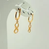 گوشواره مینیمال چرخه بی نهایت کد 186