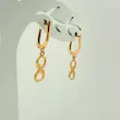گوشواره مینیمال چرخه بی نهایت کد 186