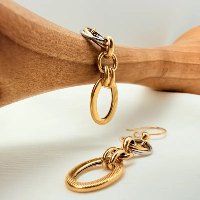 گوشواره حلقه ای مینیمال کد 1512