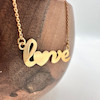 گردنبند مینیمال لاو (Love) کد 369