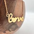 گردنبند مینیمال لاو (Love) کد 369