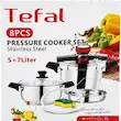 زودپز دوقلو تفال اصلی ۵ و ۷ لیتر مدل Tefal 5+7