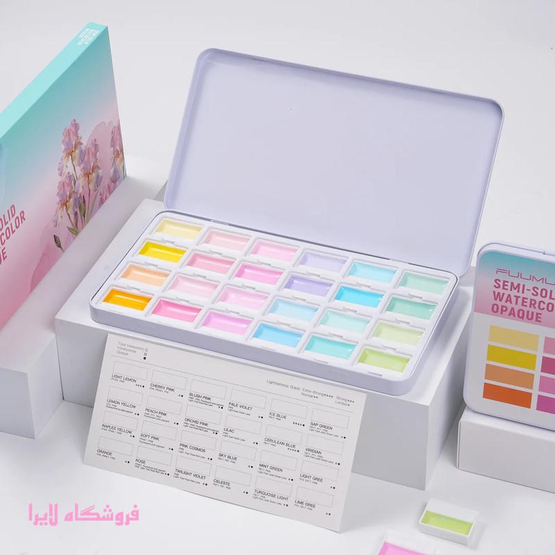 پیش فروش آبرنگ FUUMUUI (طیف پاستلی)