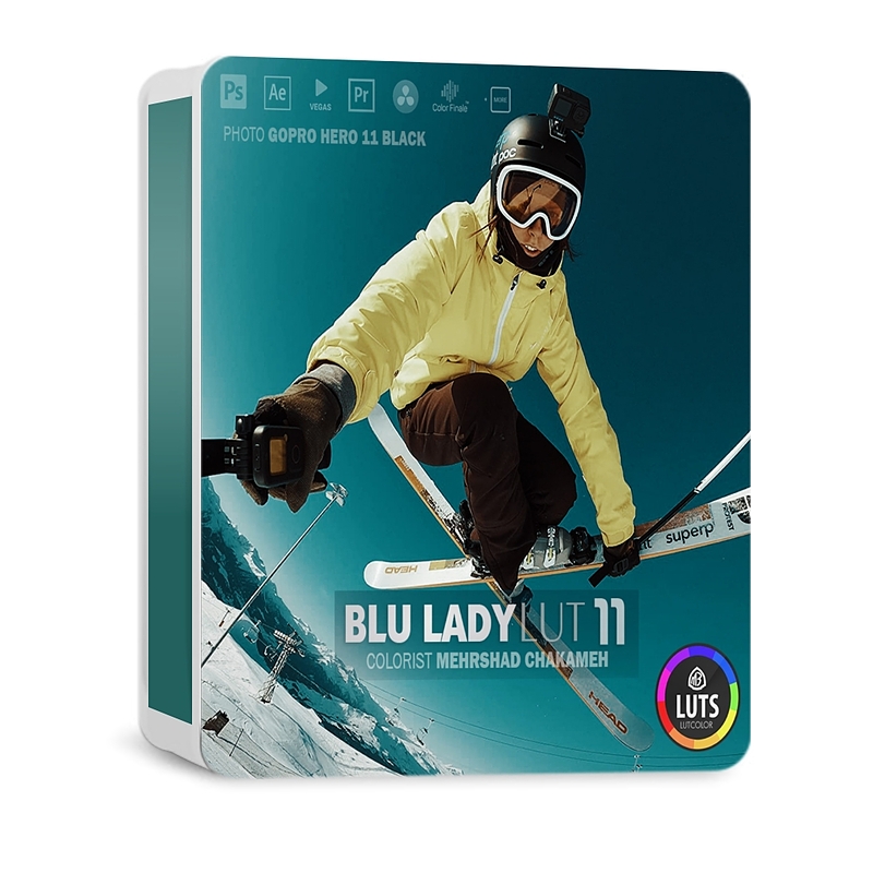 رنگ سینمایی Blu Lady 11 LUT