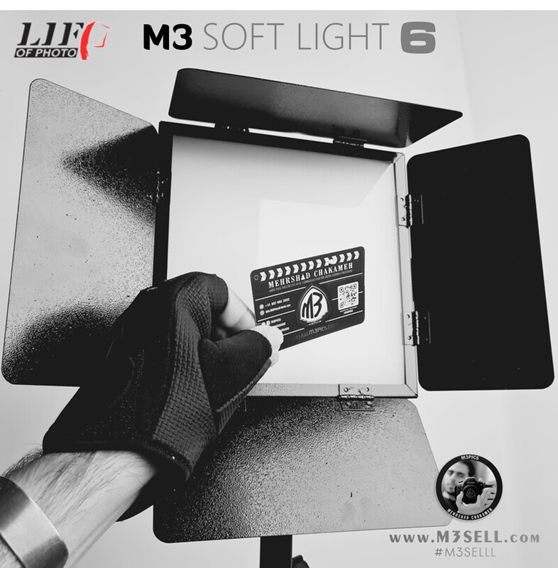 نور LED سینمایی 2 کلوین M3 Soft Light 6