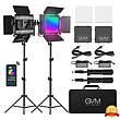 نور سینمایی حرفه ای GVM مدل GVM 800D RGB Led Video Light Kit