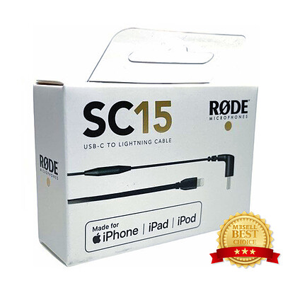 کابل تبدیل میکروفن رود Rode SC15 USB Type-C to Lightning Cable Rode SC15