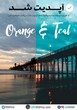 مجموعه رنگ های Orange And Teal