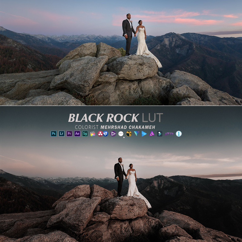 رنگ سینمایی Black Rock LUT