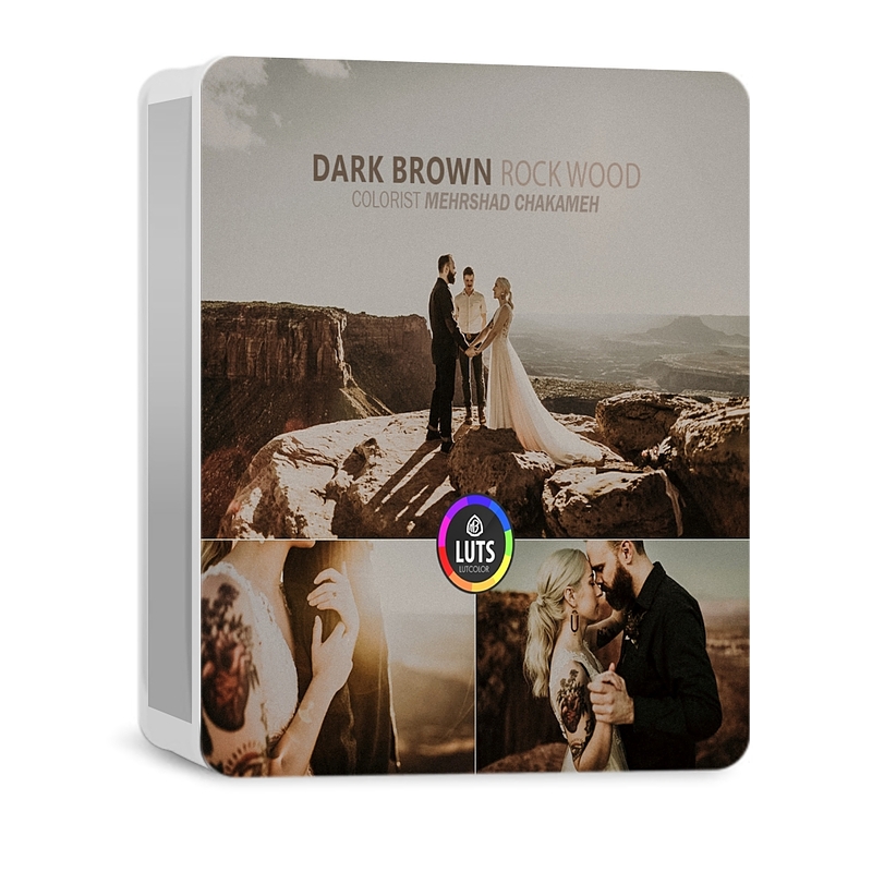 پریست رنگ Dark Brown Rock Wood Preset