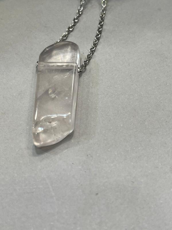 گردنبند سنگ کوارتز رگه دار یا در نجف