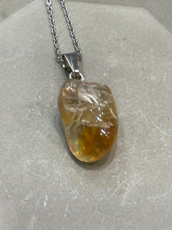 گردنبند سنگ سیترین برزیل